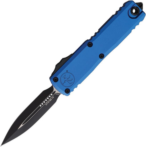 Microtech UTX-85 D/E Gen IV OTF Blue (3.13") [12324-1BL]