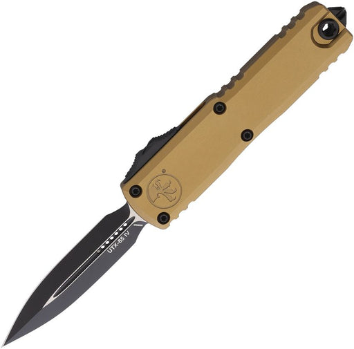 Microtech UTX-85 D/E Gen IV OTF Tan (3.13") [12324-1TA]