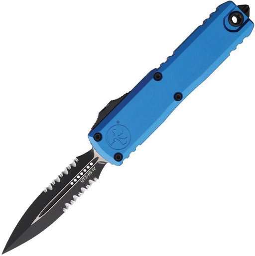 Microtech UTX-85 D/E Gen IV OTF Blue (3.13") [12324-2BL]