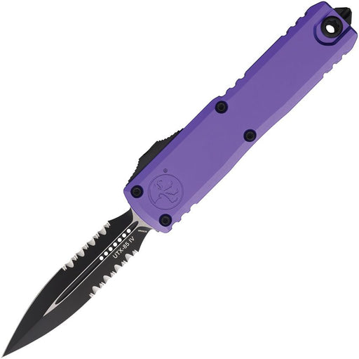 Microtech UTX-85 D/E Gen IV OTF Purple (3.13") [12324-2PU]