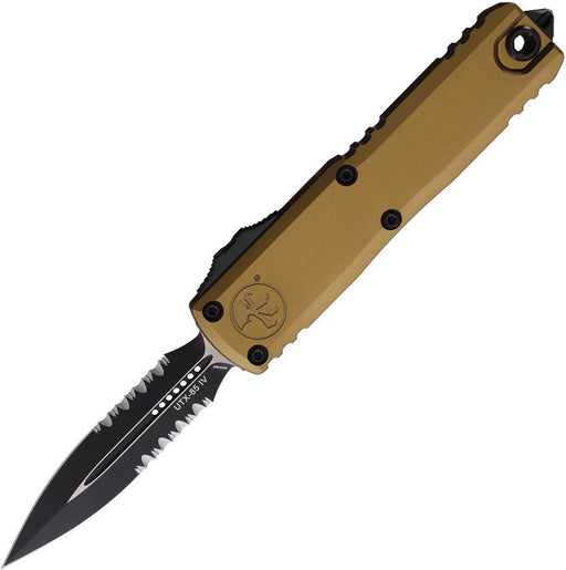 Microtech UTX-85 D/E Gen IV OTF Tan (3.13") [12324-2TA]
