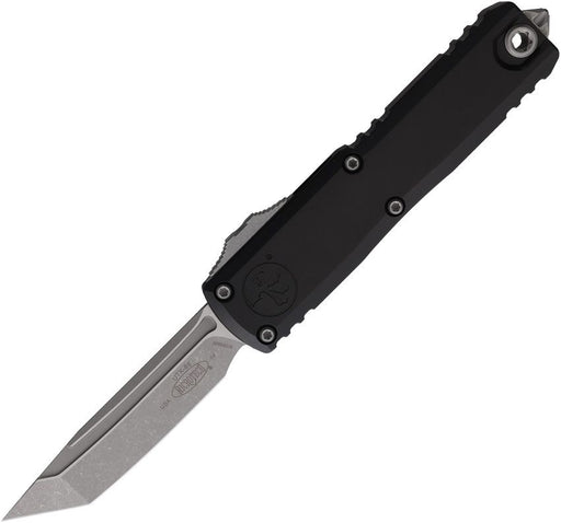 Microtech UTX-85 T/E Gen IV OTF Black (3" Apocalyptic) [12334-10AP]