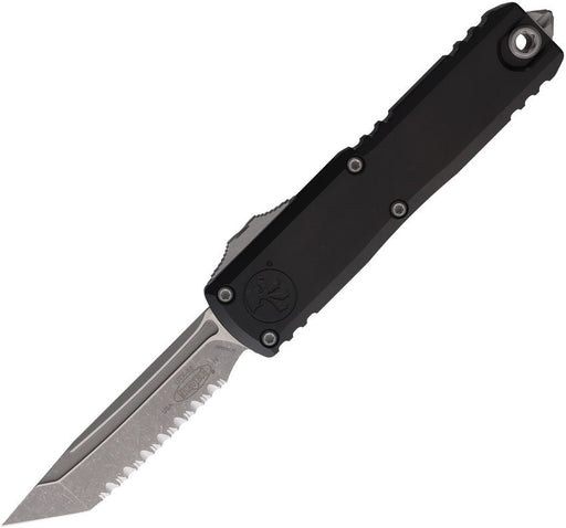 Microtech UTX-85 T/E Gen IV OTF Black (3" Apocalyptic) [12334-12AP]