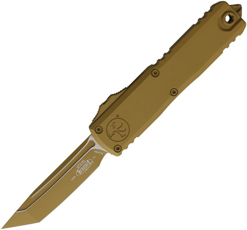 Microtech Auto UTX-85 T/E Gen IV OTF Cerakote RAL-8000 Automatic Knife [12334-1CRA]