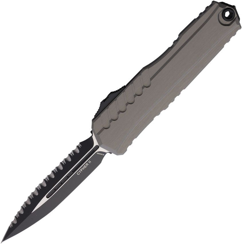 Microtech Auto Cypher II D/E OTF FS Natu [1242-3NC]