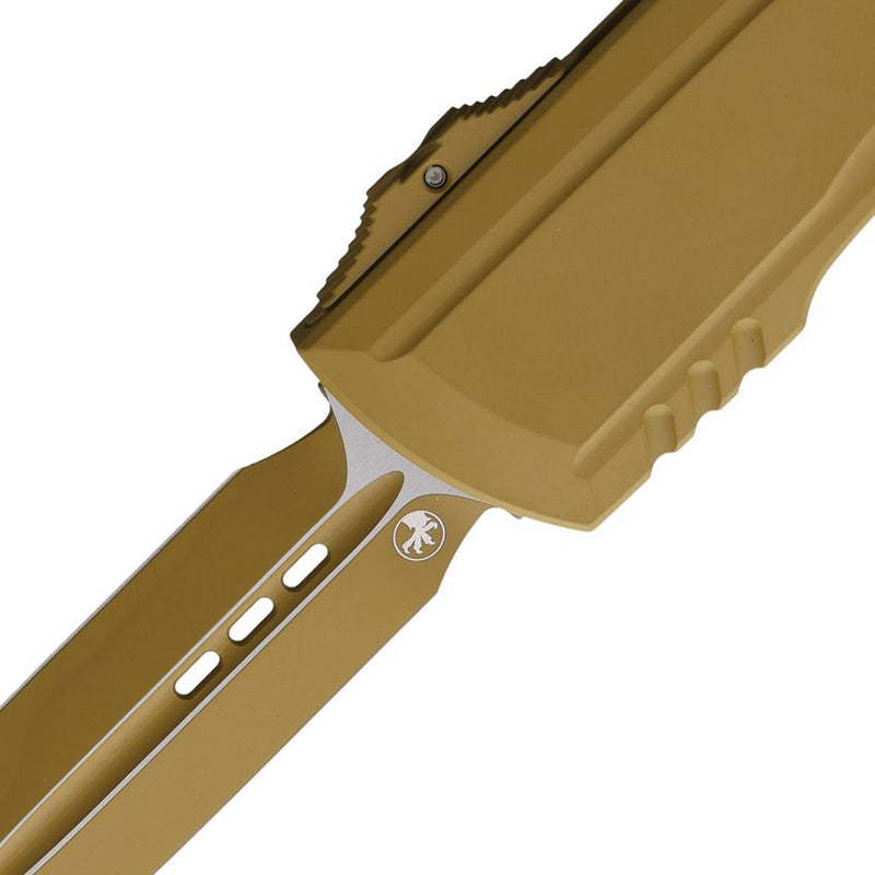Microtech Auto Luminary D/E OTF ZBP, Cerakote RAL-8000 Knife [1270-1CRAS]