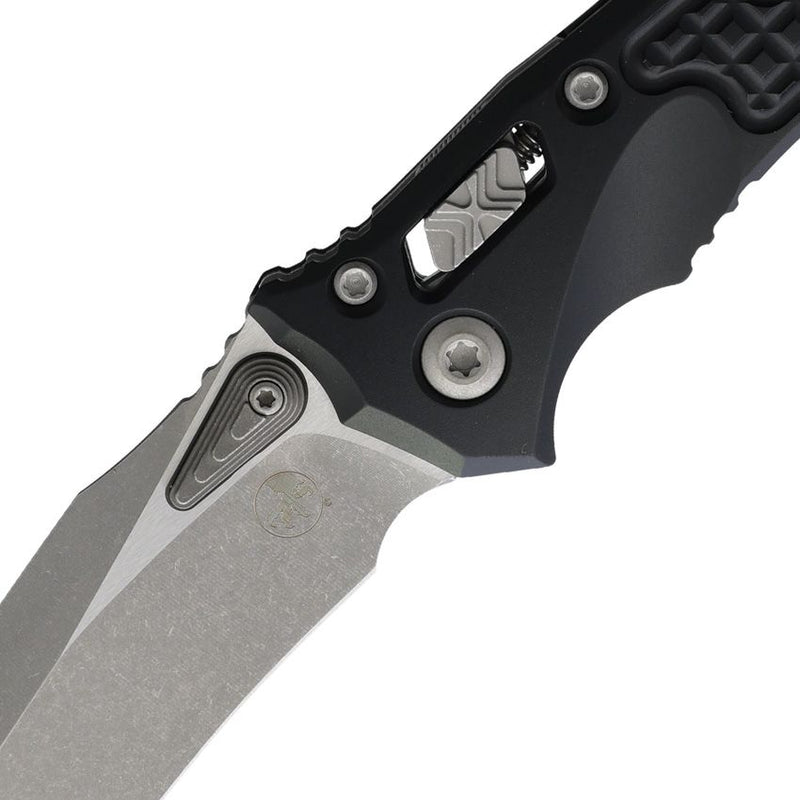 Microtech Amphibian Mini Ram-Lok Black Folding Knife [137MRL-10APFR]