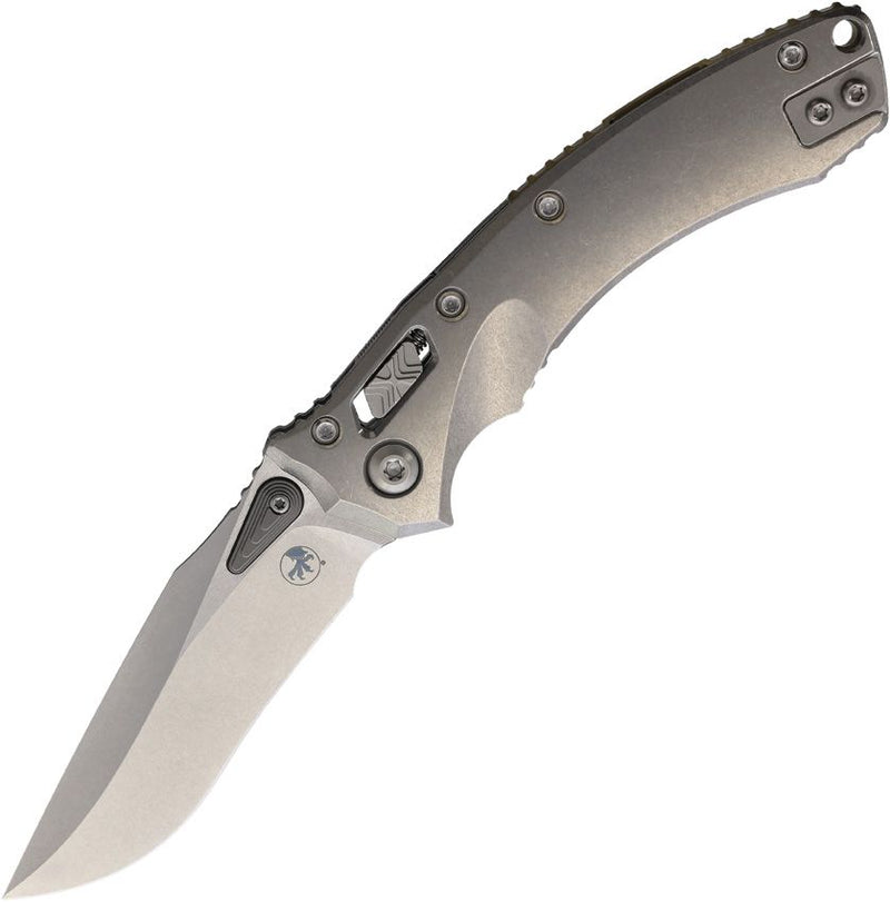 Microtech Amphibian Mini Ram-Lok Bronze Smooth Titanium Folding Knife [137MRL-10MS1]