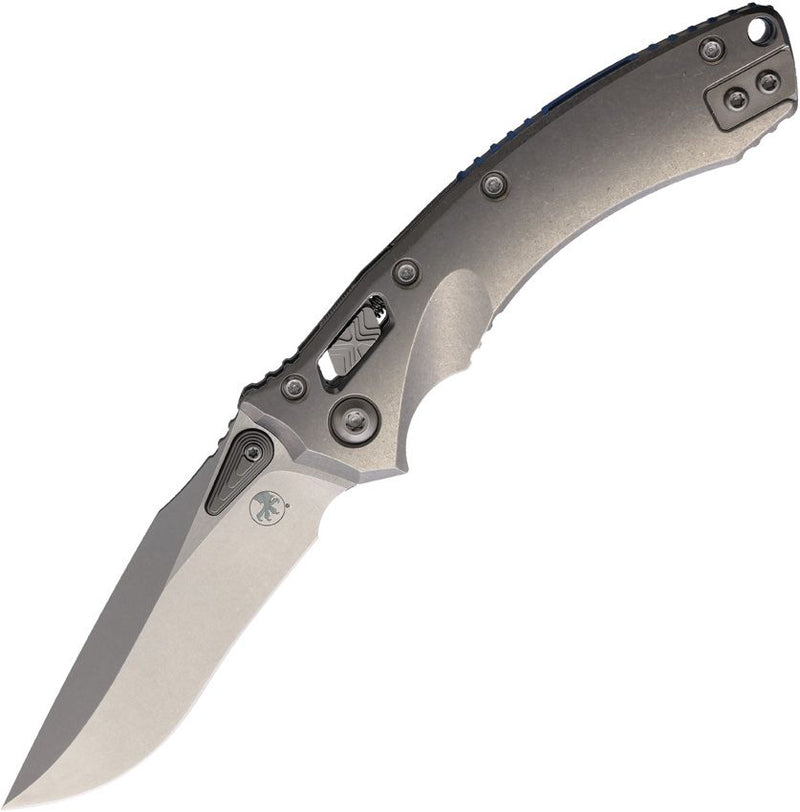 Microtech Amphibian Mini Ram-Lok Smooth Titanium Folding Knife [137MRL-10MS2]