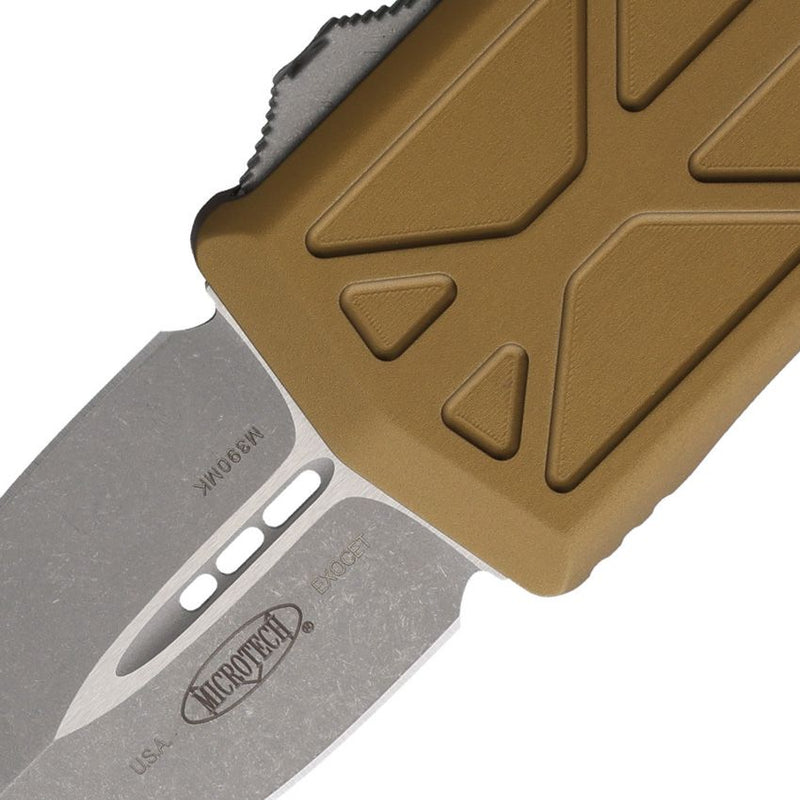 Microtech Auto Exocet OTF D/E AP Tan [157-10APTA]