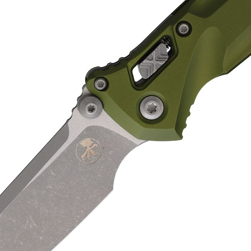 Microtech Socom Delta Ram-Lok OD Green Aluminum Folding Knife [159RL-10APOD]