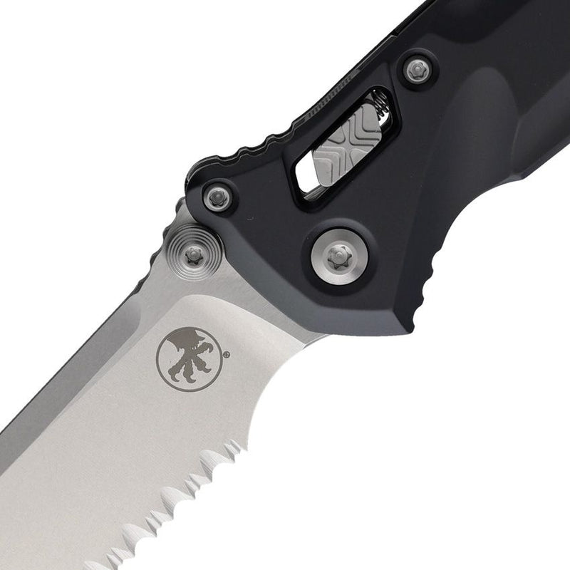 Microtech Socom Delta Ram-Lok Black Aluminum Folding Knife [159RL-11]