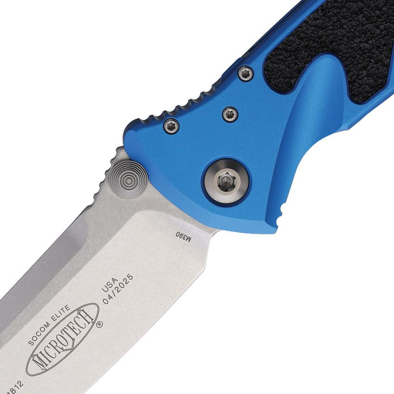 Microtech Socom Elite S\E Linerlock Blue [160-10BL]