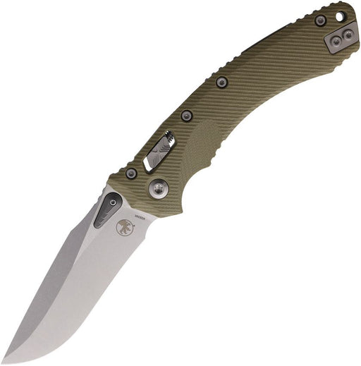 Microtech Amphibian S/E Ram-Lok OD SW OD Green (4" Stonewash) [137RL-10FLGTOD]