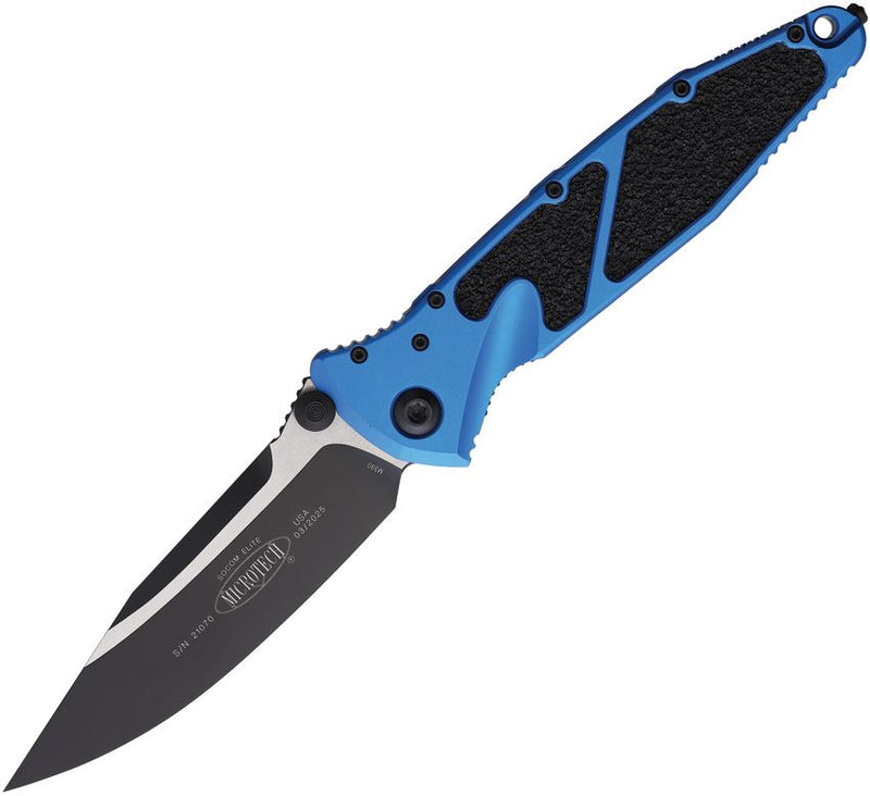 Microtech Socom Elite S\E Linerlock Blue [160-1BL]