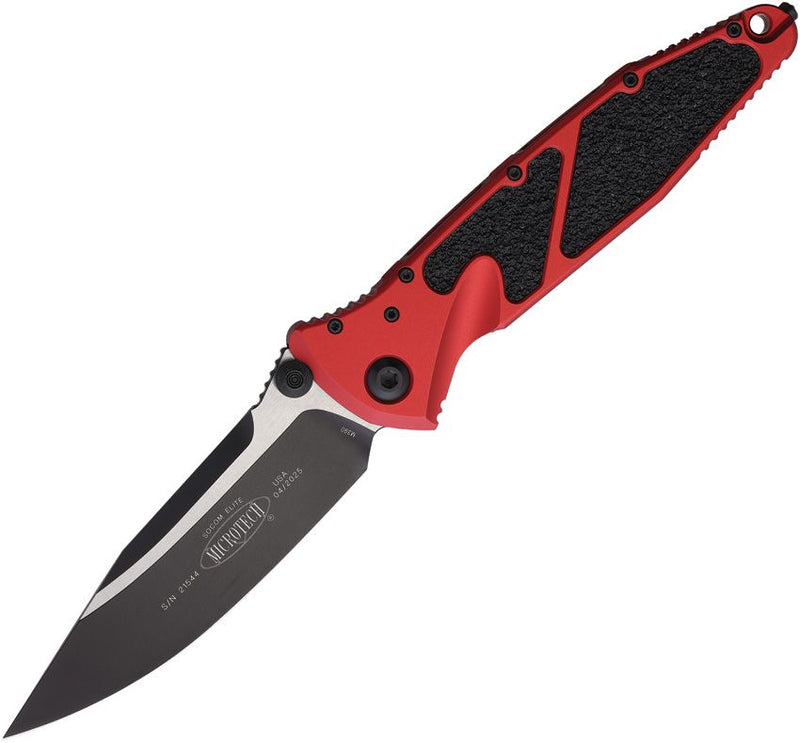Microtech Socom Elite S\E Linerlock Red [160-1RD]