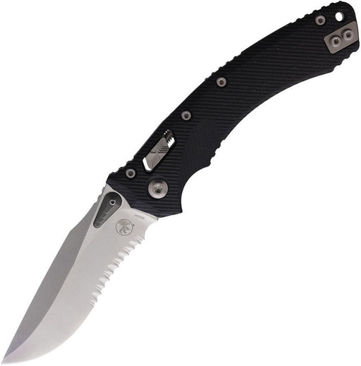 Microtech Amphibian S/E Ram-Lok Black (4" Stonewash) [137RL-11FLGTBK]