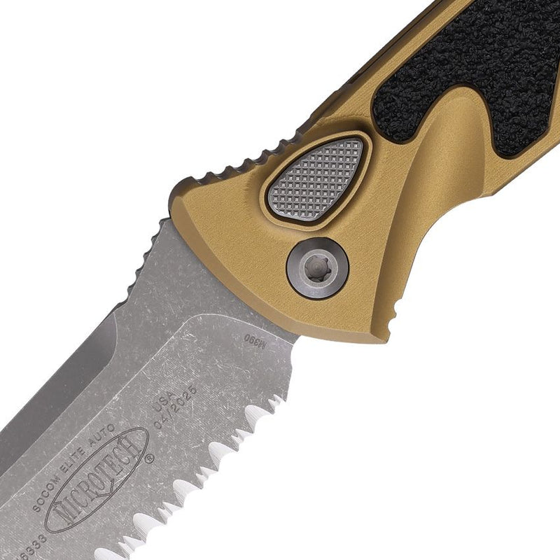 Microtech Auto Socom Elite Buttonlock [160A-11APTA]