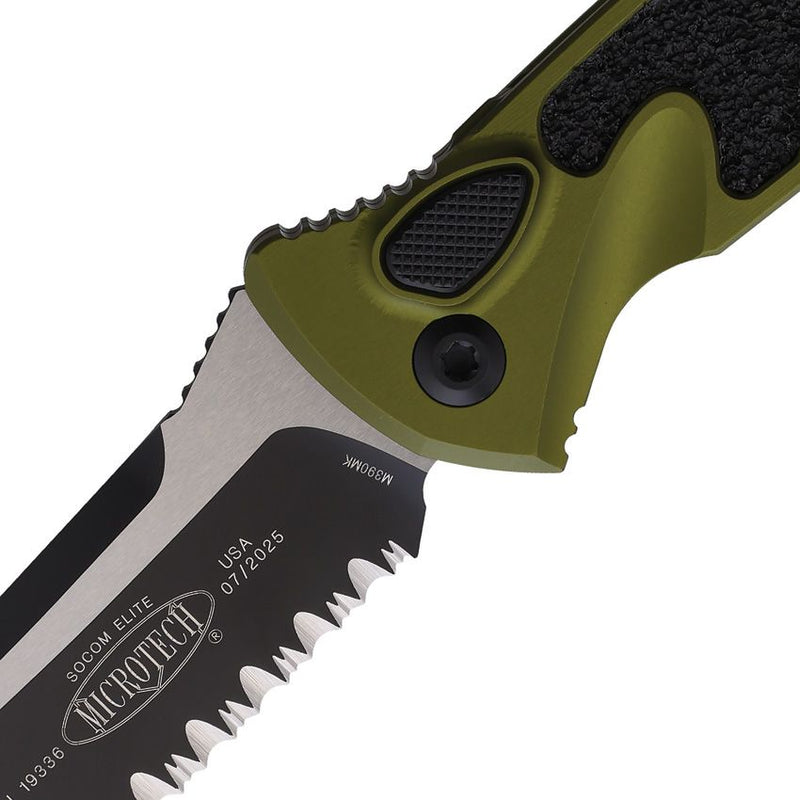 Microtech Auto Socom Elite Buttonlock OD [160A-2OD]