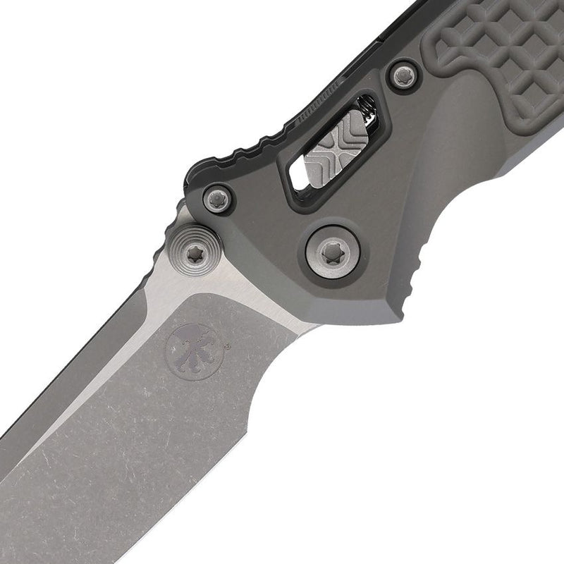 Microtech Socom Ram-Lok SE  Frag Nat Gray Aluminum Folding Knife [160RL-10APFRNC]