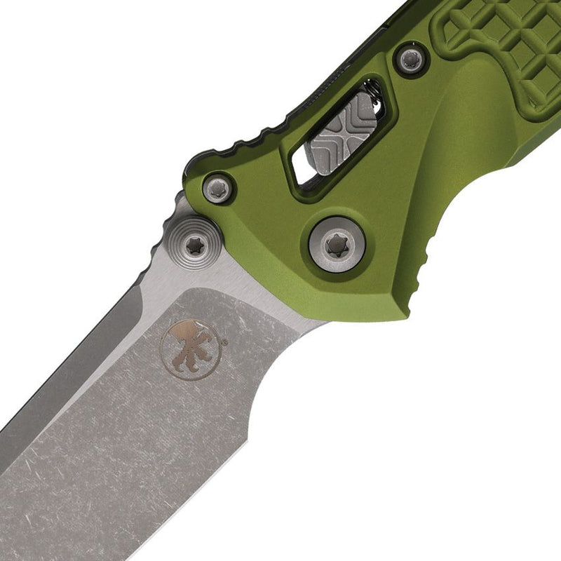 Microtech Socom Ram-Lok SE  Frag OD Green Aluminum Folding Knife [160RL-10APFROD]