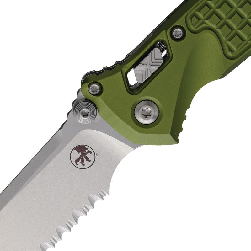 Microtech Socom Ram-Lok SE OD Green Aluminum Folding Knife [160RL-11FROD]