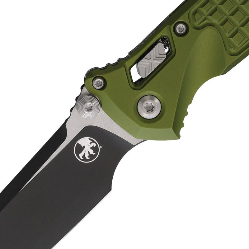 Microtech Socom Ram-Lok OD Green Aluminum Folding Knife [160RL-1FROD]