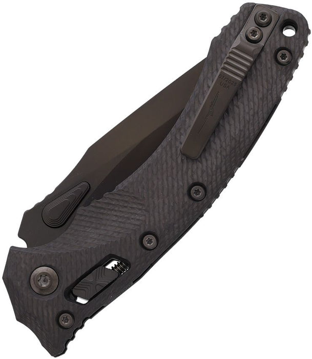 Microtech Amphibian Ram-Lok DLC CF (4" Black) [137RL-2DLCTFLCFS] - Image 3