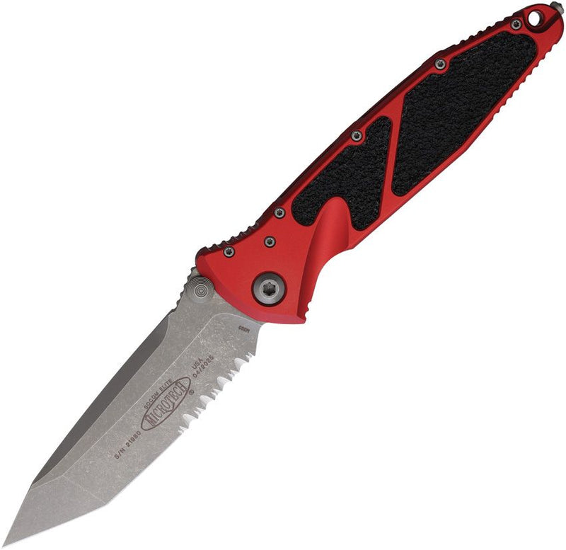 Microtech Socom Elite T\E Linerlock Red [161-11APRD]