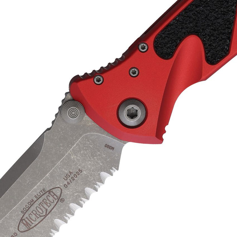 Microtech Socom Elite T\E Linerlock Red [161-11APRD]