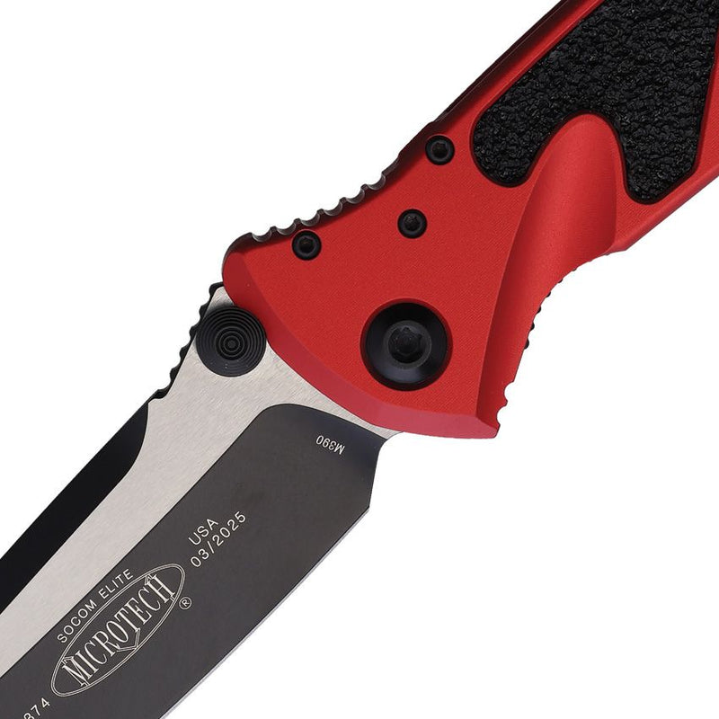 Microtech Socom Elite T/E Linerlock Red [161-1RD]