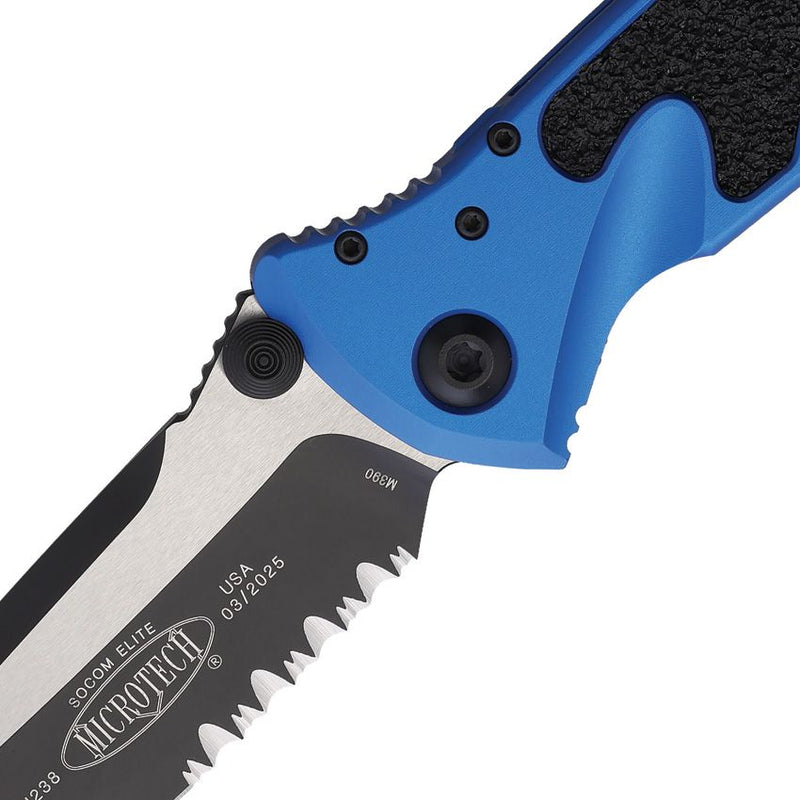 Microtech Socom Elite S\E Linerlock Blu [161-2BL]