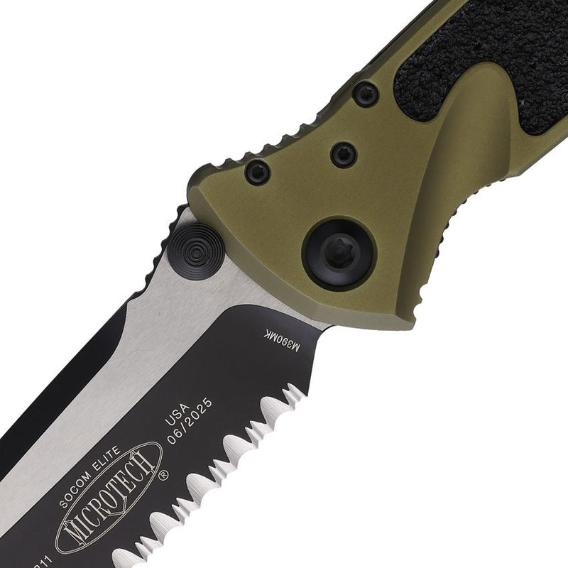 Microtech Socom Elite T\E Linerlock OD [161-3OD]