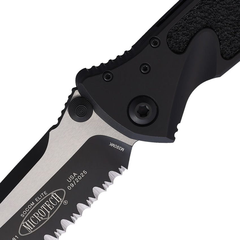 Microtech Socom Elite T/E Linerlock BLk [161-3T]