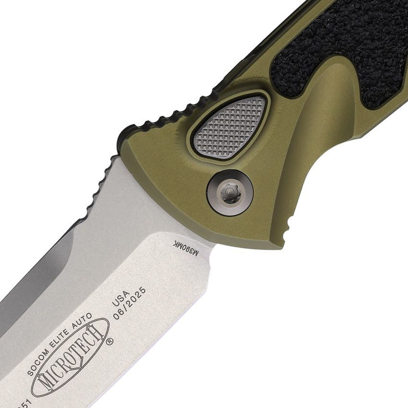 Microtech Auto Socom Elite Buttonlock OD [161A-10OD]