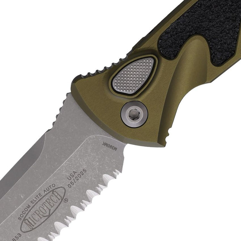 Microtech Auto Socom Elite Buttonlock [161A-12APOD]