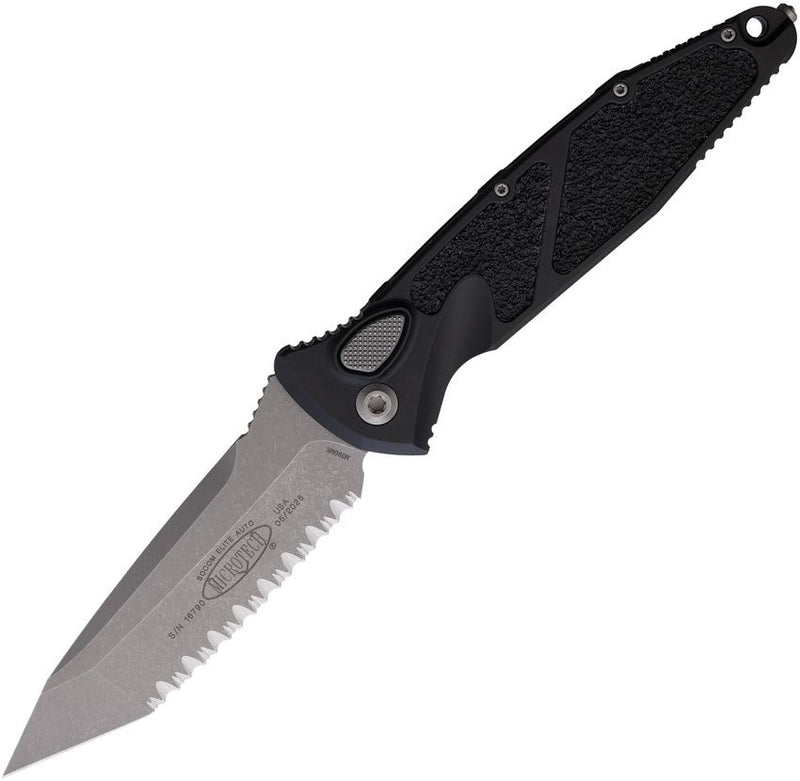 Microtech Auto Socom Elite Buttonlock [161A-12AP]
