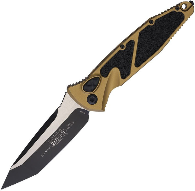 Microtech Auto Socom Elite Buttonlock [161A-1TA]