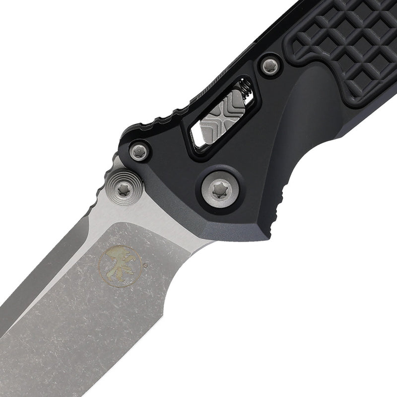 Microtech Socom RAM-LOK Tanto Apocalyptic Black Frag Folding Knife [161RL-10APFR] — view 2