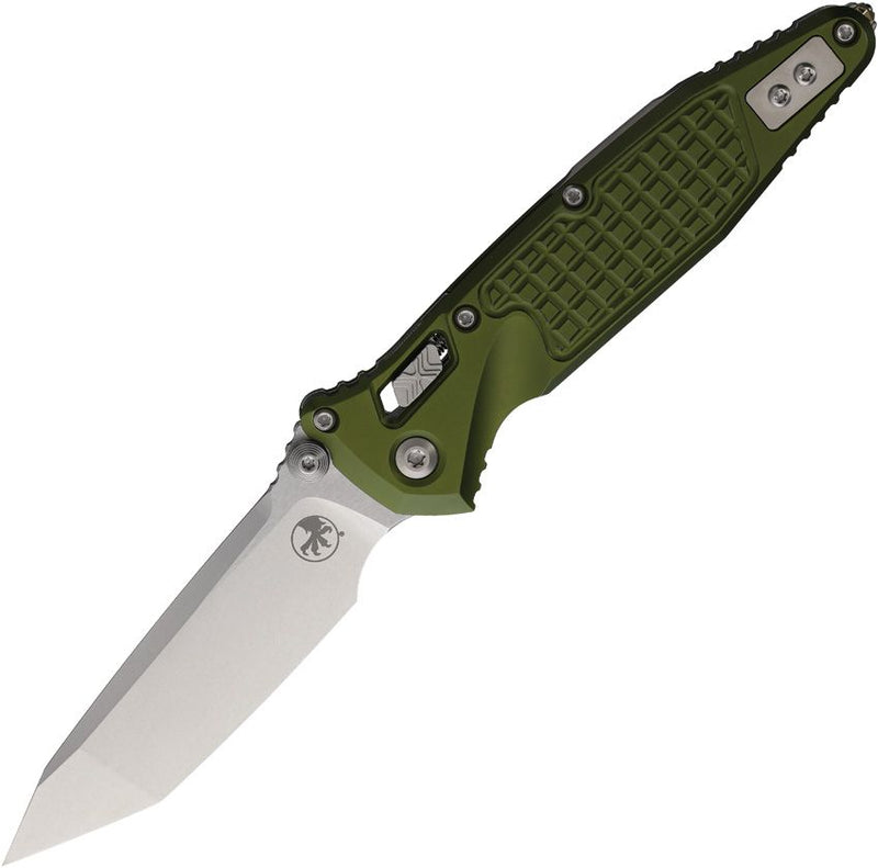 Microtech Socom Ram-Lok T/E OD Green Aluminum Folding Knife [161RL-10APFROD]