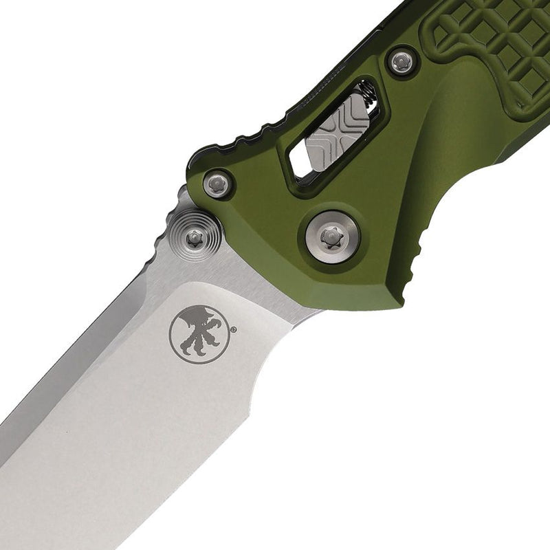 Microtech Socom Ram-Lok T/E OD Green Aluminum Folding Knife [161RL-10APFROD]