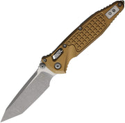 Microtech Socom RAM-LOK Tanto Apocalyptic Tan Frag Folding Knife [161RL-10APFRTA] — view 1