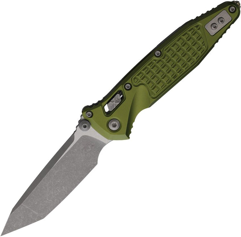 Microtech Socom Ram-Lok T/E OD Green Aluminum Folding Knife [161RL-10FROD]