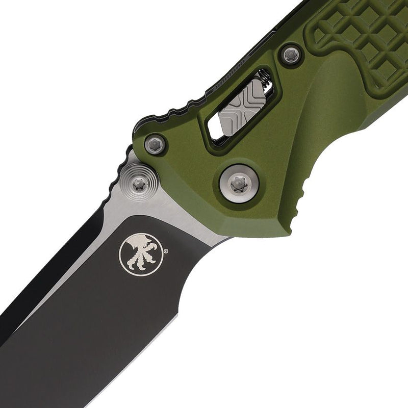Microtech Socom Ram-Lok OD Green Aluminum Folding Knife [161RL-1FROD]