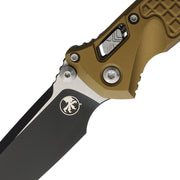 Microtech SOCOM RAM-LOK T/E BLACK STANDARD FRAG PATTERN ALUMINUM TAN Folding Knife [161RL-1FRTA] - product view 2