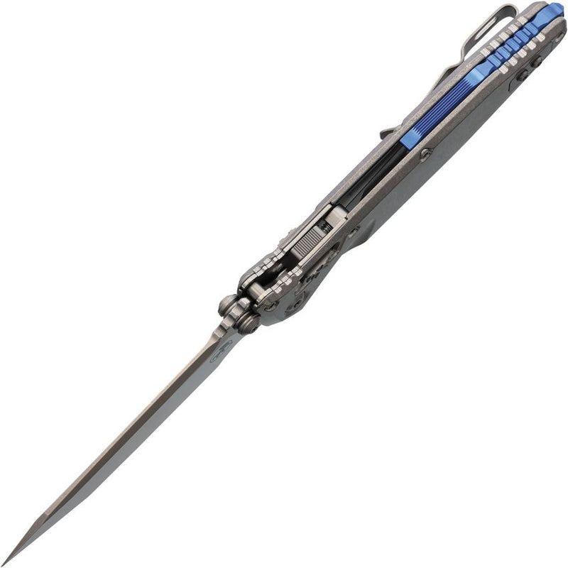 Microtech Socom Ram-Lok Marfione Select Smooth Titanium Folding Knife [161RLS-10MS3]