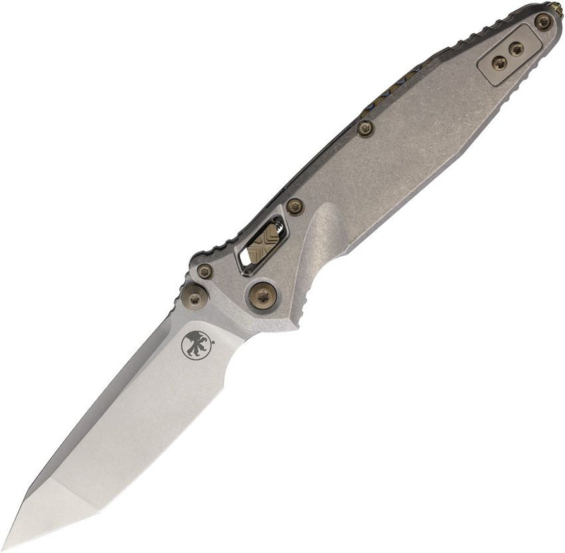 Microtech Socom Ram-Lok Marfione Select Smooth Titanium Folding Knife [161RLS-10MS5]