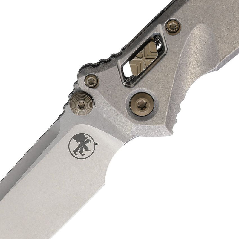 Microtech Socom Ram-Lok Marfione Select Smooth Titanium Folding Knife [161RLS-10MS5]