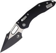 Microtech Stitch RAM-LOK Black Fluted Aluminum Two-Tone Folding Knife [169RL-1FL] - product view 1
