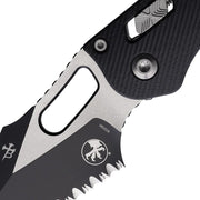 Microtech Stitch S/E Ram Lok Blk PS [169RL-2FLGTBK]